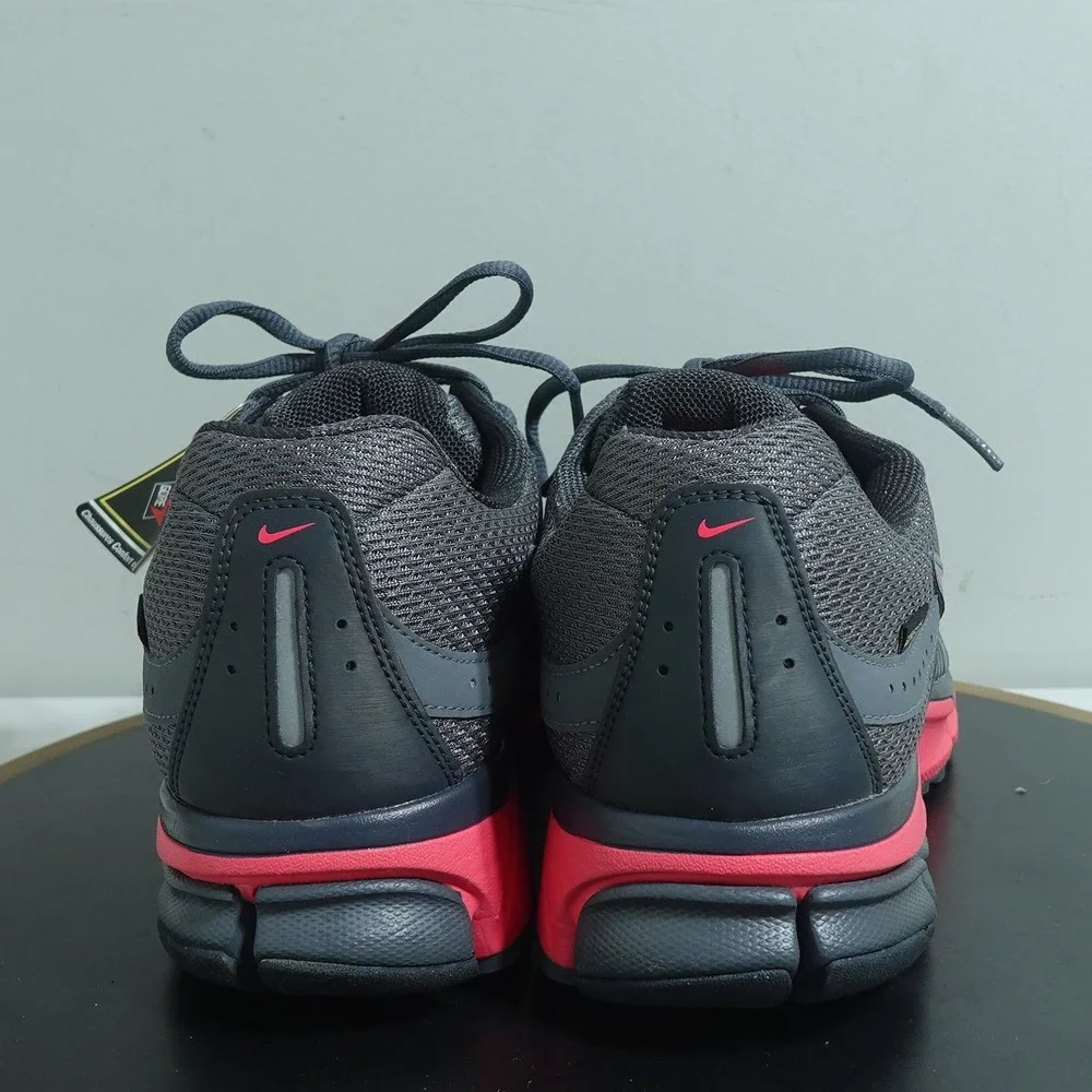 Nike Air Pegasus 27 GTX Women‎ US 12 Trail Running Shoes Waterproof Gray Red NEW
